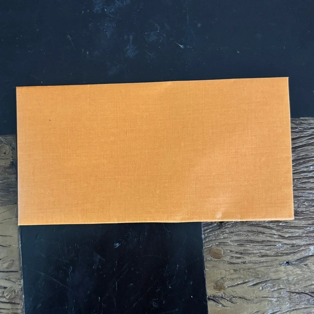 Louis Vuitton Saffron Orange Gift Envelope Luxury Stationery Logo 8.5x4.25